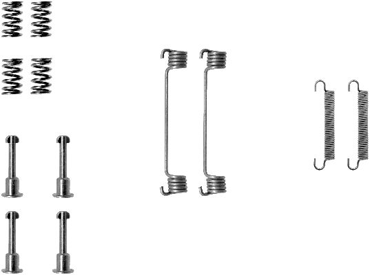 Kit d'accessoires, mâchoires de frein de stationnement