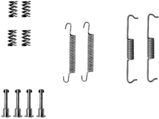 Kit d'accessoires, mâchoires de frein de stationnement