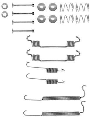 Kit d'accessoires, mâchoire de frein