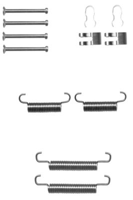 Kit d'accessoires, mâchoires de frein de stationnement