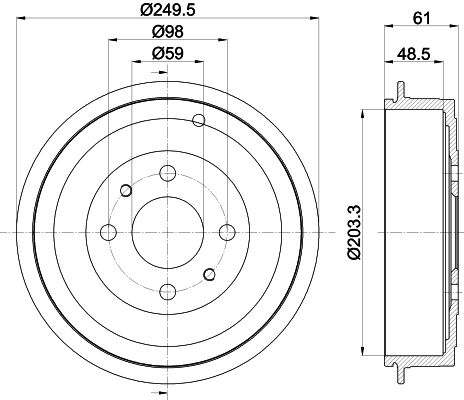 Tambour de frein