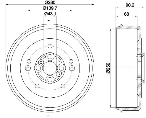 Tambour de frein