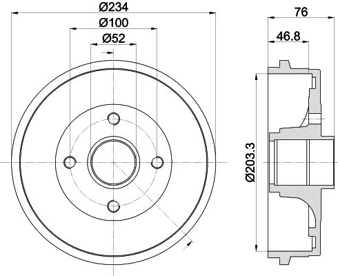 Tambour de frein