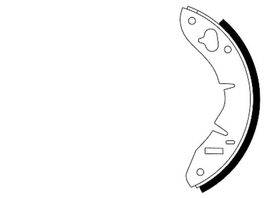 Jeu de mâchoires de frein Shoe Kit
