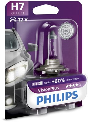 Ampoule, projecteur longue portée VisionPlus