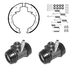 Jeu de mâchoires de frein