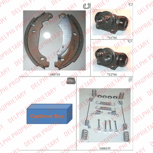 Jeu de mâchoires de frein