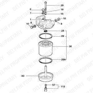 Filtre à carburant