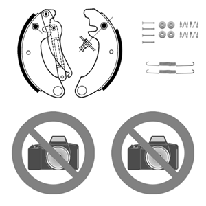 Jeu de mâchoires de frein