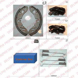 Jeu de mâchoires de frein