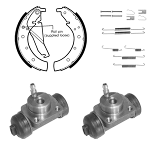 Jeu de mâchoires de frein
