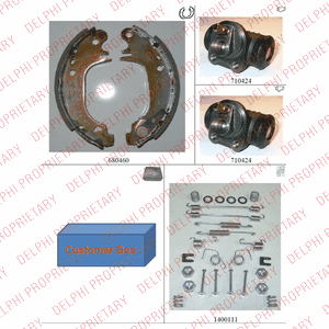 Jeu de mâchoires de frein