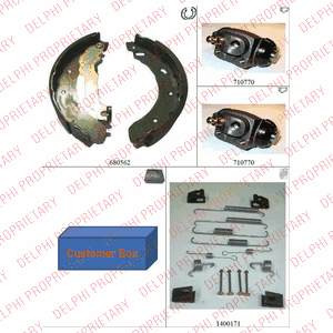 Jeu de mâchoires de frein