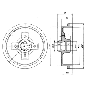 Tambour de frein