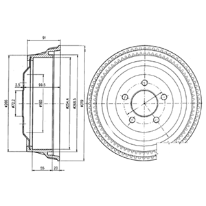 Tambour de frein