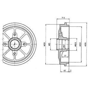 Tambour de frein