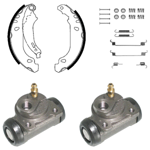 Jeu de mâchoires de frein