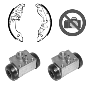 Jeu de mâchoires de frein