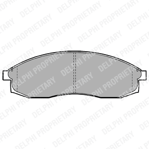 Kit de plaquettes de frein, frein à disque
