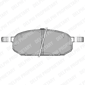 Kit de plaquettes de frein, frein à disque