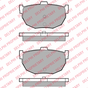 Kit de plaquettes de frein, frein à disque