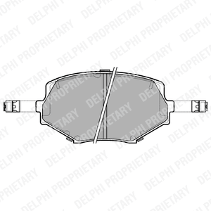Kit de plaquettes de frein, frein à disque