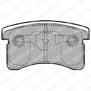 Kit de plaquettes de frein, frein à disque