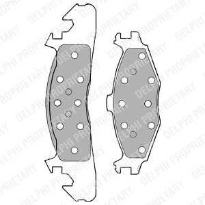 Kit de plaquettes de frein, frein à disque
