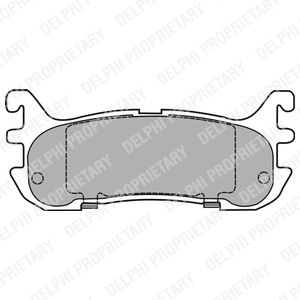Kit de plaquettes de frein, frein à disque