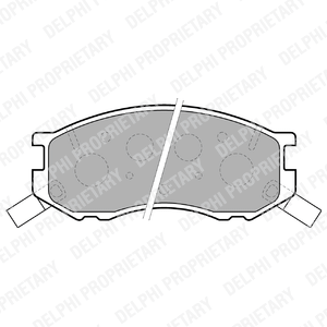 Kit de plaquettes de frein, frein à disque