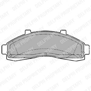 Kit de plaquettes de frein, frein à disque
