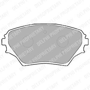 Kit de plaquettes de frein, frein à disque