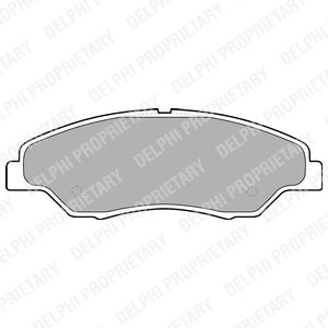 Kit de plaquettes de frein, frein à disque