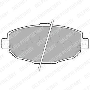 Kit de plaquettes de frein, frein à disque
