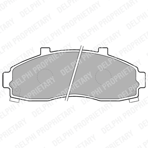 Kit de plaquettes de frein, frein à disque