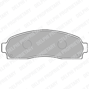 Kit de plaquettes de frein, frein à disque