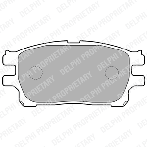Kit de plaquettes de frein, frein à disque