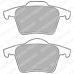 Kit de plaquettes de frein, frein à disque