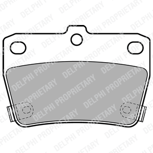 Kit de plaquettes de frein, frein à disque