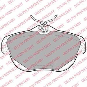 Kit de plaquettes de frein, frein à disque