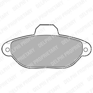 Kit de plaquettes de frein, frein à disque