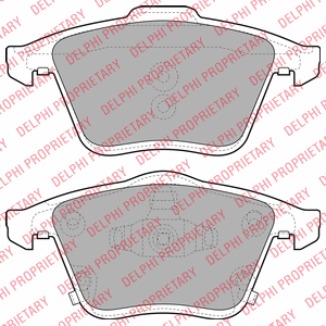Kit de plaquettes de frein, frein à disque
