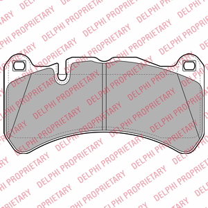 Kit de plaquettes de frein, frein à disque
