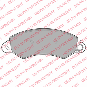 Kit de plaquettes de frein, frein à disque