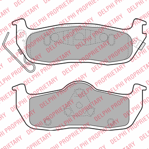 Kit de plaquettes de frein, frein à disque