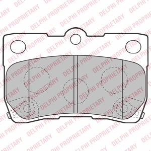 Kit de plaquettes de frein, frein à disque