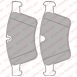 Kit de plaquettes de frein, frein à disque