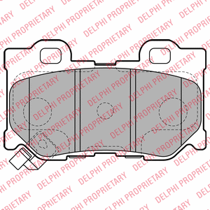 Kit de plaquettes de frein, frein à disque