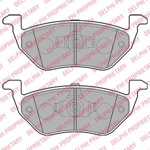 Kit de plaquettes de frein, frein à disque