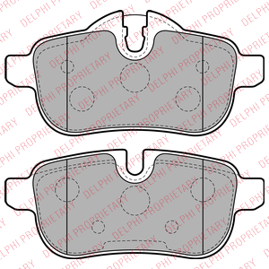 Kit de plaquettes de frein, frein à disque